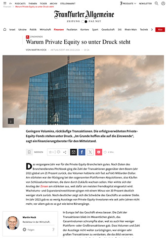 Warum Private Equity so unter Druck steht