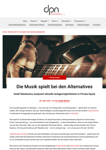 Die Musik spielt bei den Alternatives