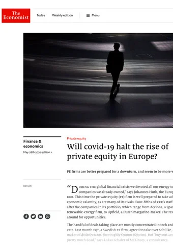 Will covid-19 halt the rise of private equity in Europe?