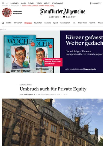 Umbruch auch für Private Equity
