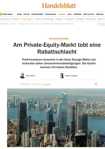 Rabattschlacht am Private-Equity-Markt